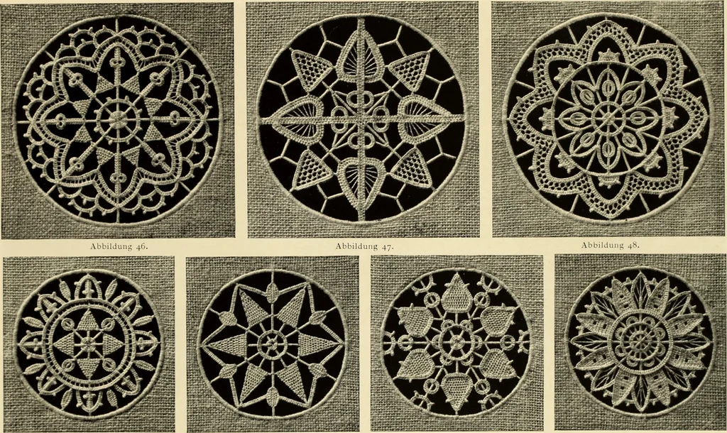 An illustration from Die Nadelspitzen : (Ite Serie), 1890, leaf 17