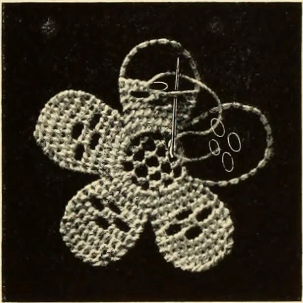 An illustration from Die Nadelspitzen : (Ite Serie), 1890, leaf 7