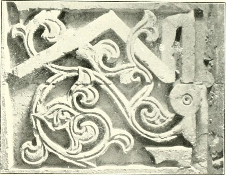 An illustration from Die Ornamente der Hakim- und Ashar-Moschee; Materialien zur Geschichte der älteren Kunst des Islam, 1912, leaf 110