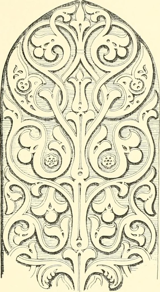 An illustration from Die Ornamente der Hakim- und Ashar-Moschee; Materialien zur Geschichte der älteren Kunst des Islam, 1912, leaf 26
