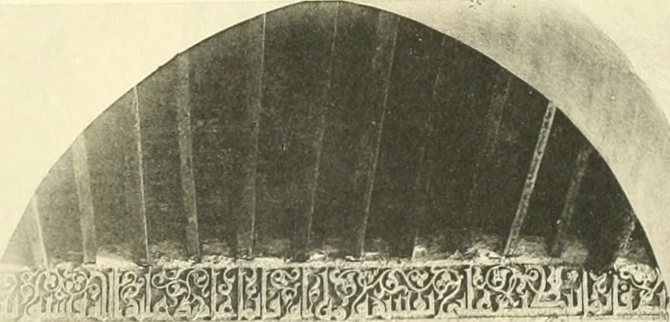 An illustration from Die Ornamente der Hakim- und Ashar-Moschee; Materialien zur Geschichte der älteren Kunst des Islam, 1912, leaf 60