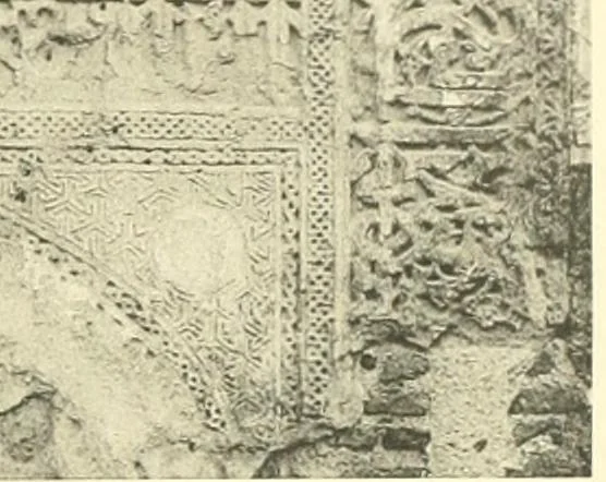 An illustration from Die Ornamente der Hakim- und Ashar-Moschee; Materialien zur Geschichte der älteren Kunst des Islam, 1912, leaf 86
