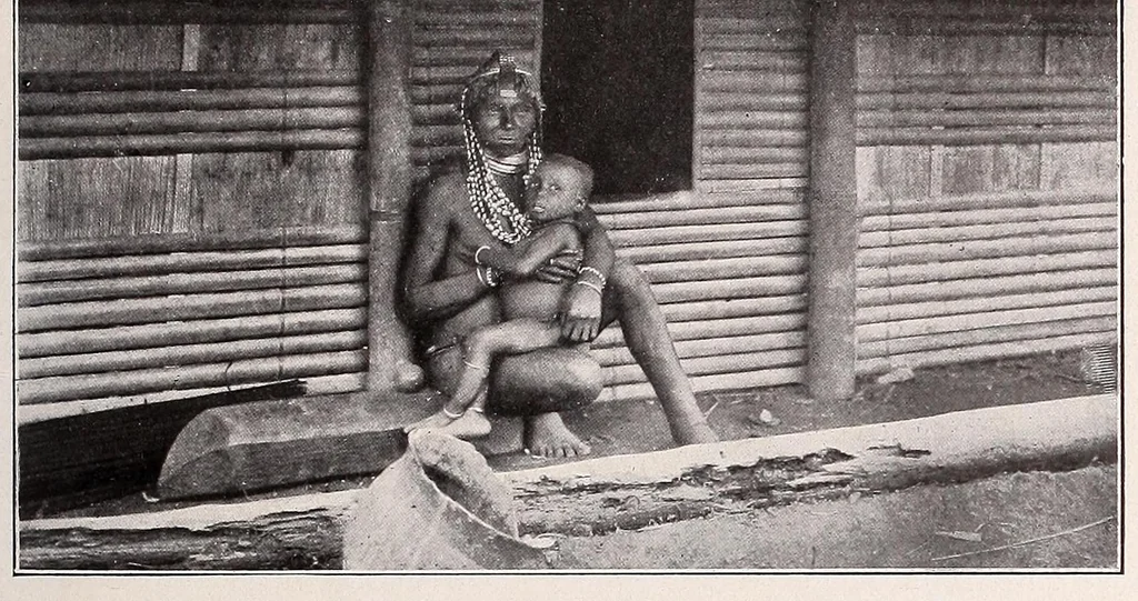 An illustration from Die Pangwe; völkerkundliche Monographie eines westafrikanischen Negerstammes; Ergebnisse der Lübecker Pangwe-expedition 1907-1909 und früherer Forschungen 1904-1907, 1913, leaf 115