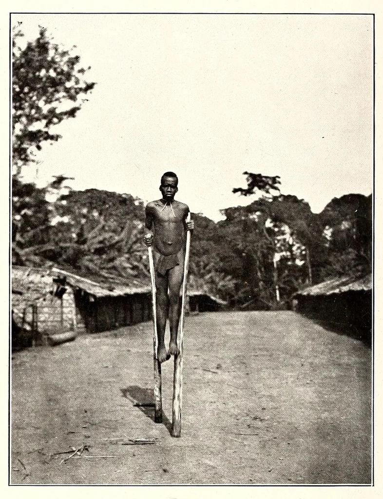 An illustration from Die Pangwe; völkerkundliche Monographie eines westafrikanischen Negerstammes; Ergebnisse der Lübecker Pangwe-expedition 1907-1909 und früherer Forschungen 1904-1907, 1913, leaf 320