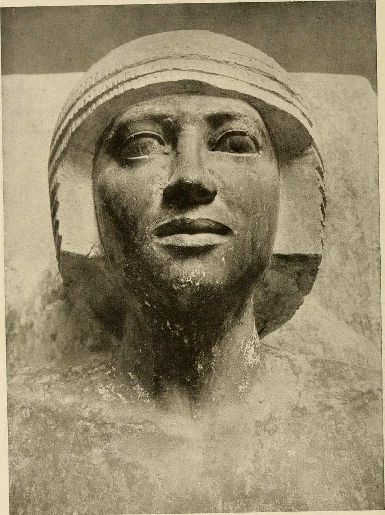 An illustration from Die Plastik der Ägypter, 1922, leaf 103