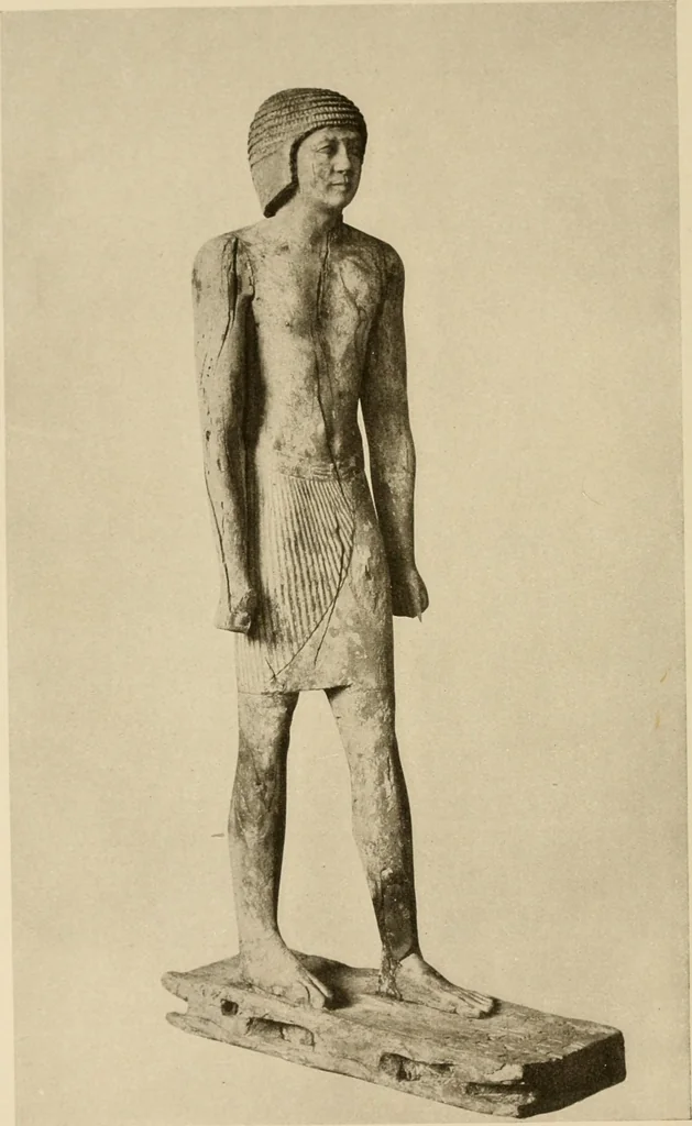 An illustration from Die Plastik der Ägypter, 1922, leaf 105
