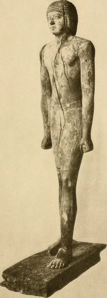 An illustration from Die Plastik der Ägypter, 1922, leaf 106