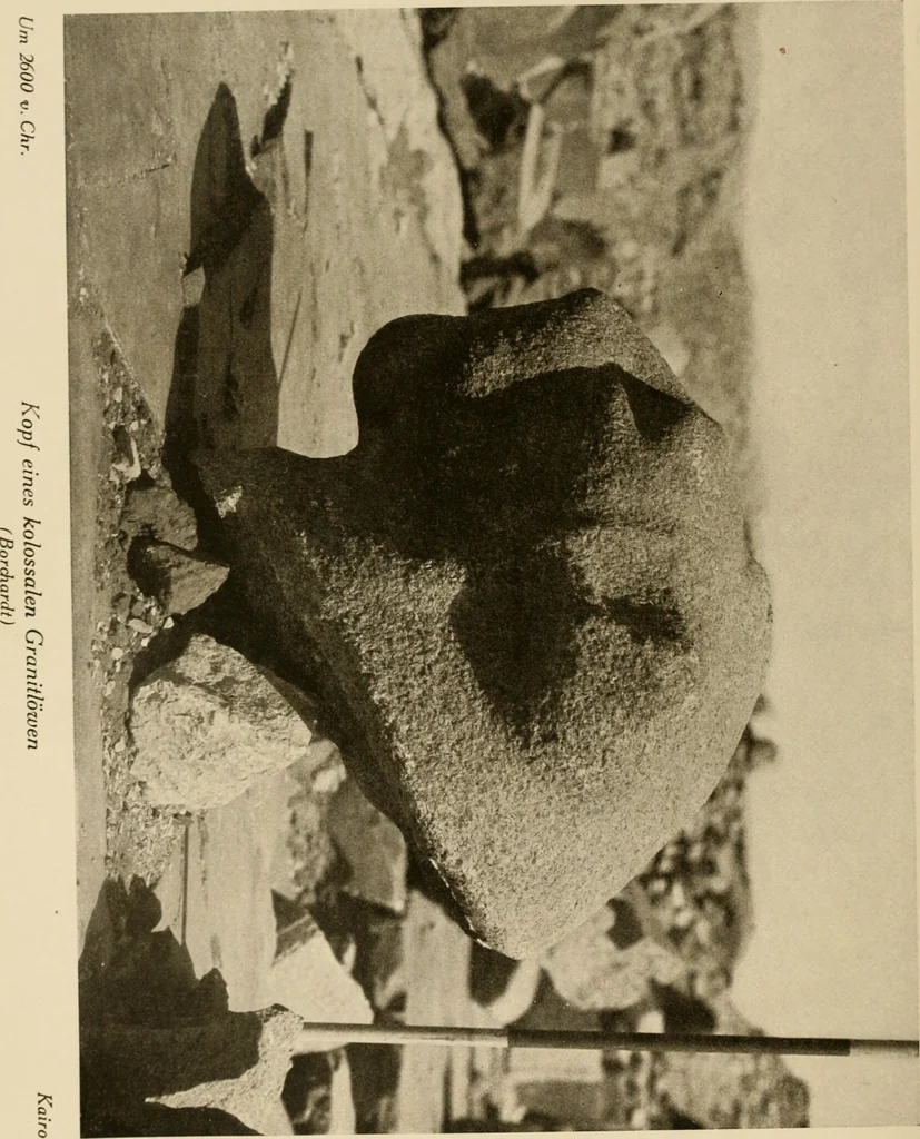 An illustration from Die Plastik der Ägypter, 1922, leaf 113