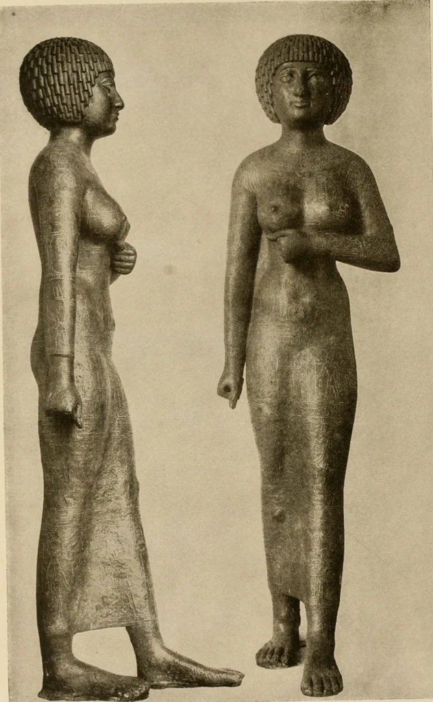 An illustration from Die Plastik der Ägypter, 1922, leaf 169