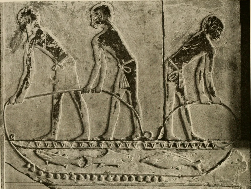 An illustration from Die Plastik der Ägypter, 1922, leaf 183