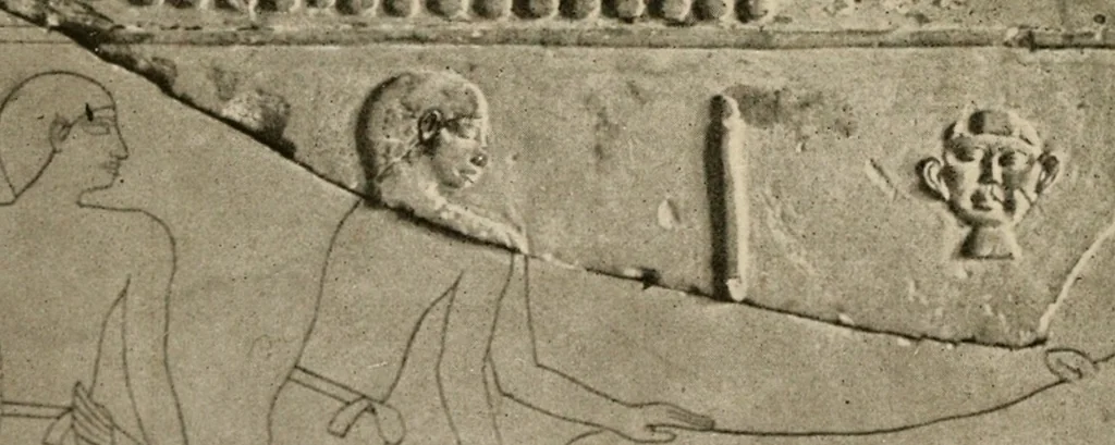 An illustration from Die Plastik der Ägypter, 1922, leaf 183