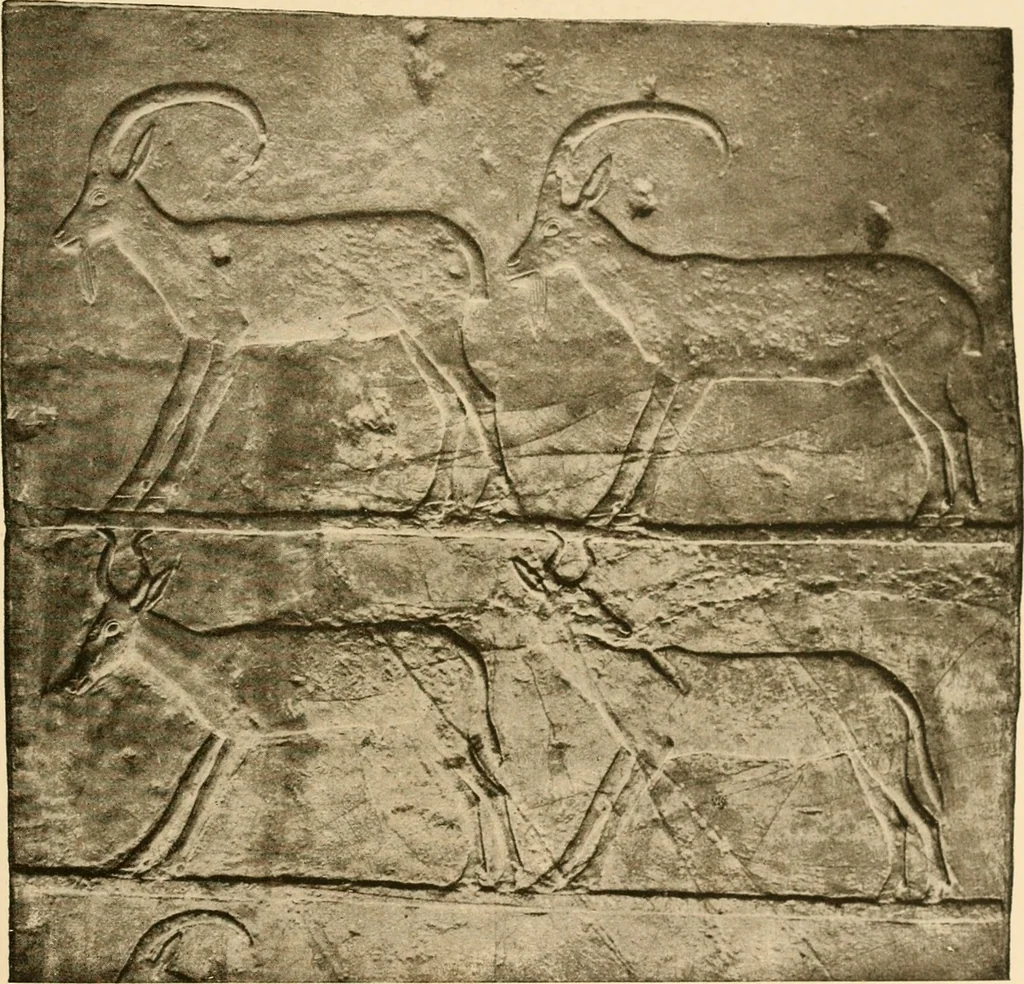 An illustration from Die Plastik der Ägypter, 1922, leaf 186