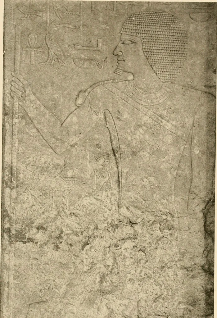 An illustration from Die Plastik der Ägypter, 1922, leaf 188