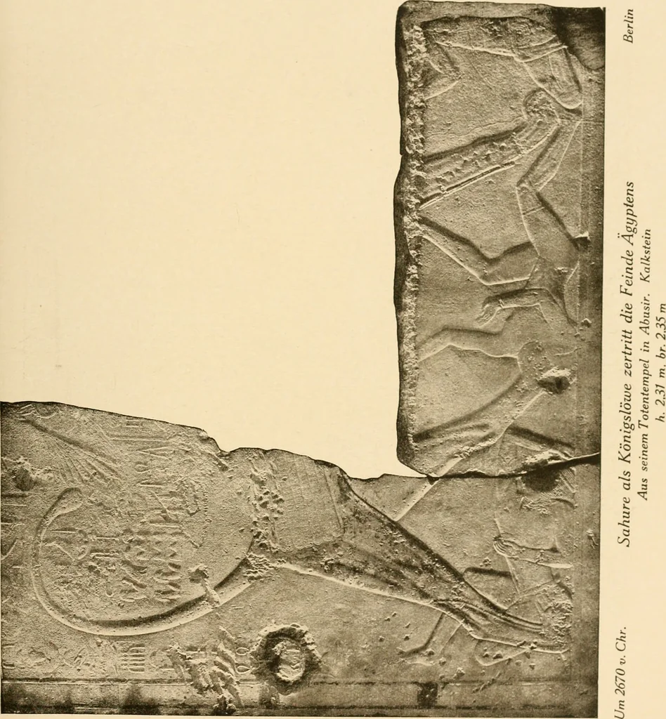 An illustration from Die Plastik der Ägypter, 1922, leaf 190