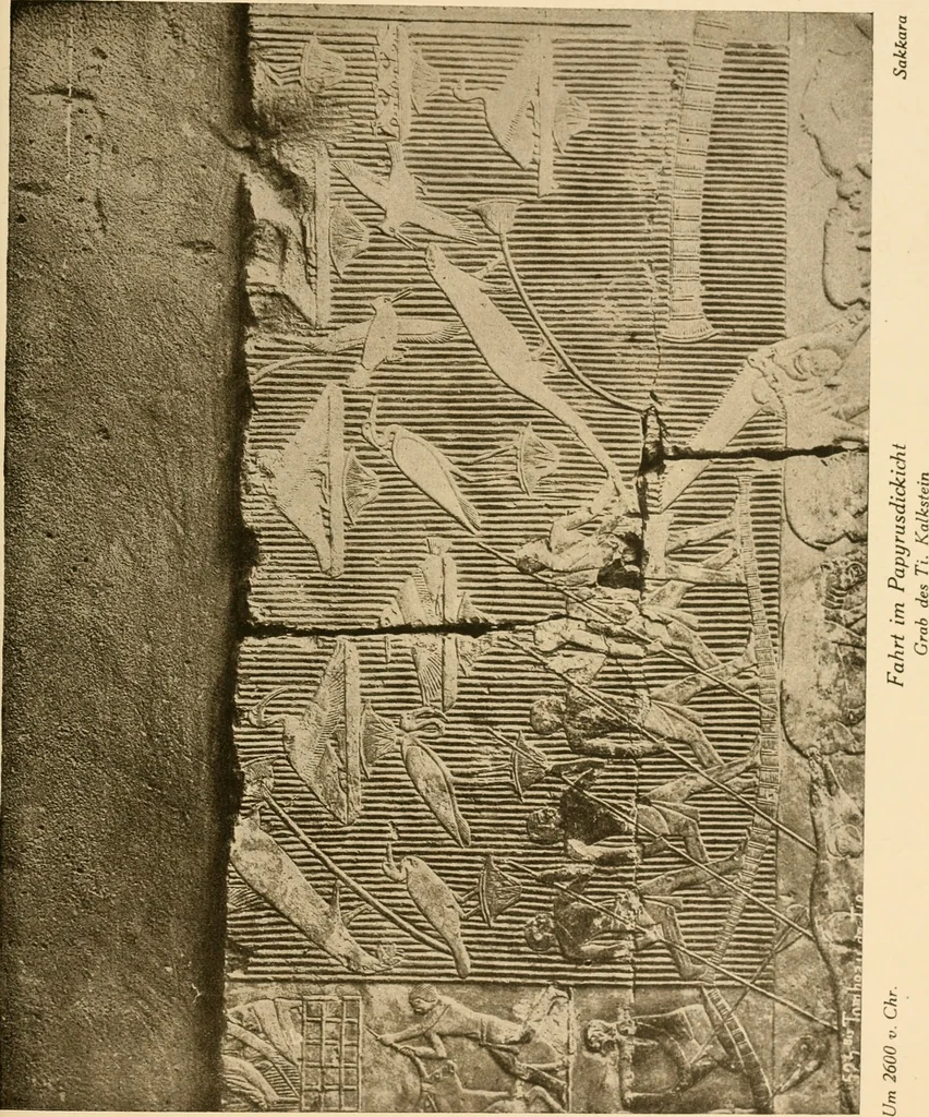 An illustration from Die Plastik der Ägypter, 1922, leaf 202