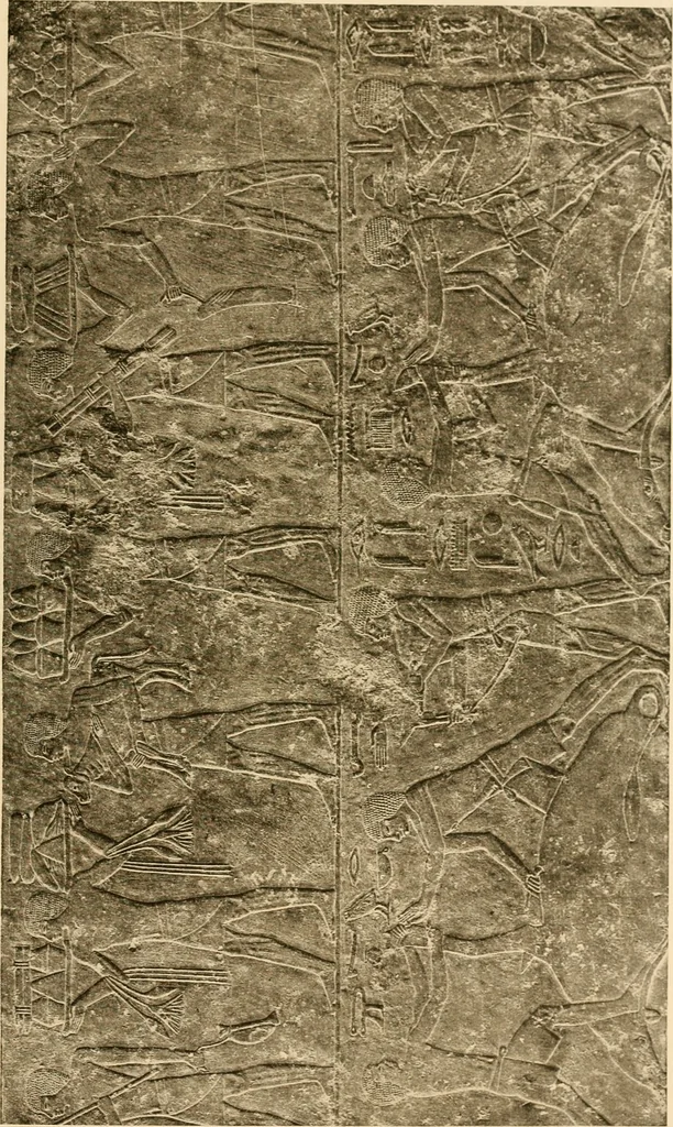 An illustration from Die Plastik der Ägypter, 1922, leaf 206