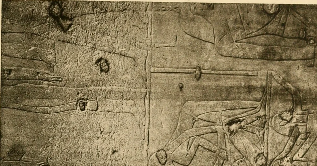 An illustration from Die Plastik der Ägypter, 1922, leaf 212