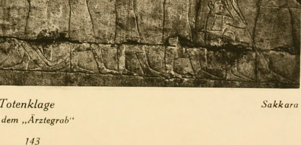 An illustration from Die Plastik der Ägypter, 1922, leaf 212