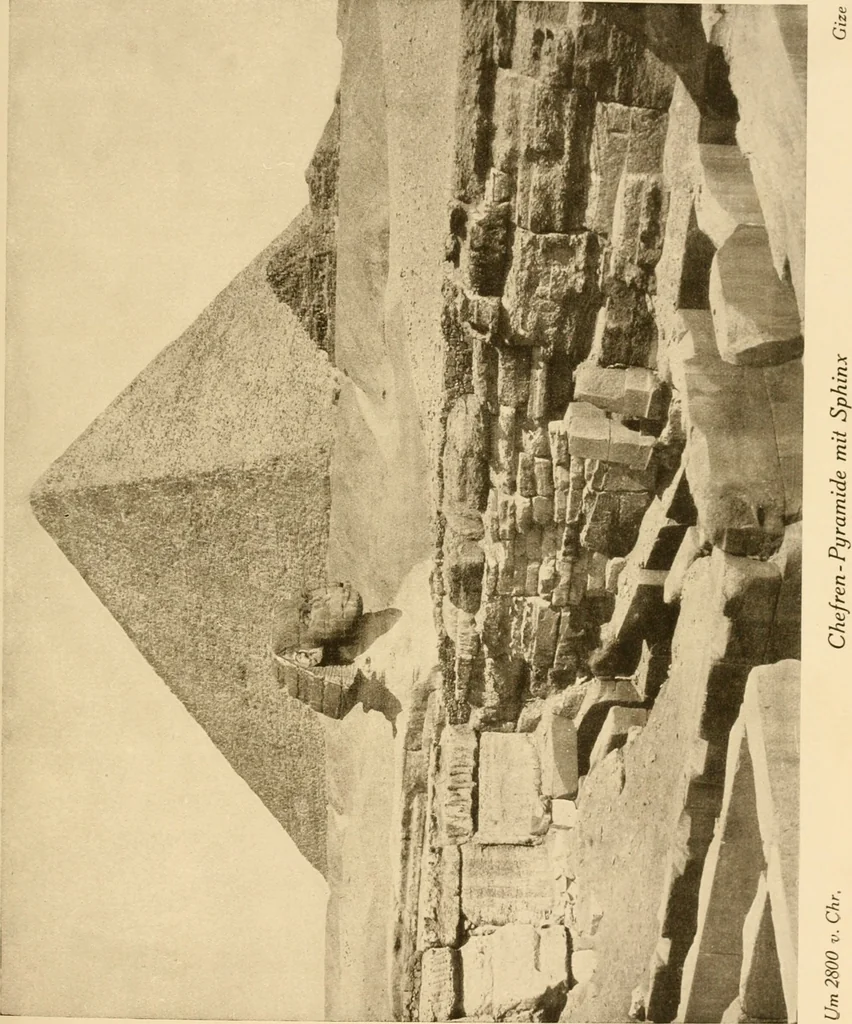An illustration from Die Plastik der Ägypter, 1922, leaf 70