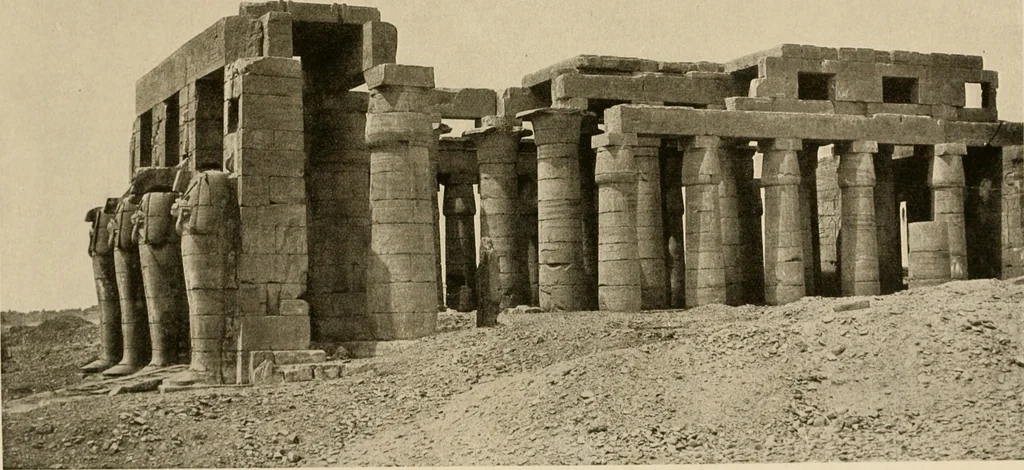 An illustration from Die Plastik der Ägypter, 1922, leaf 75
