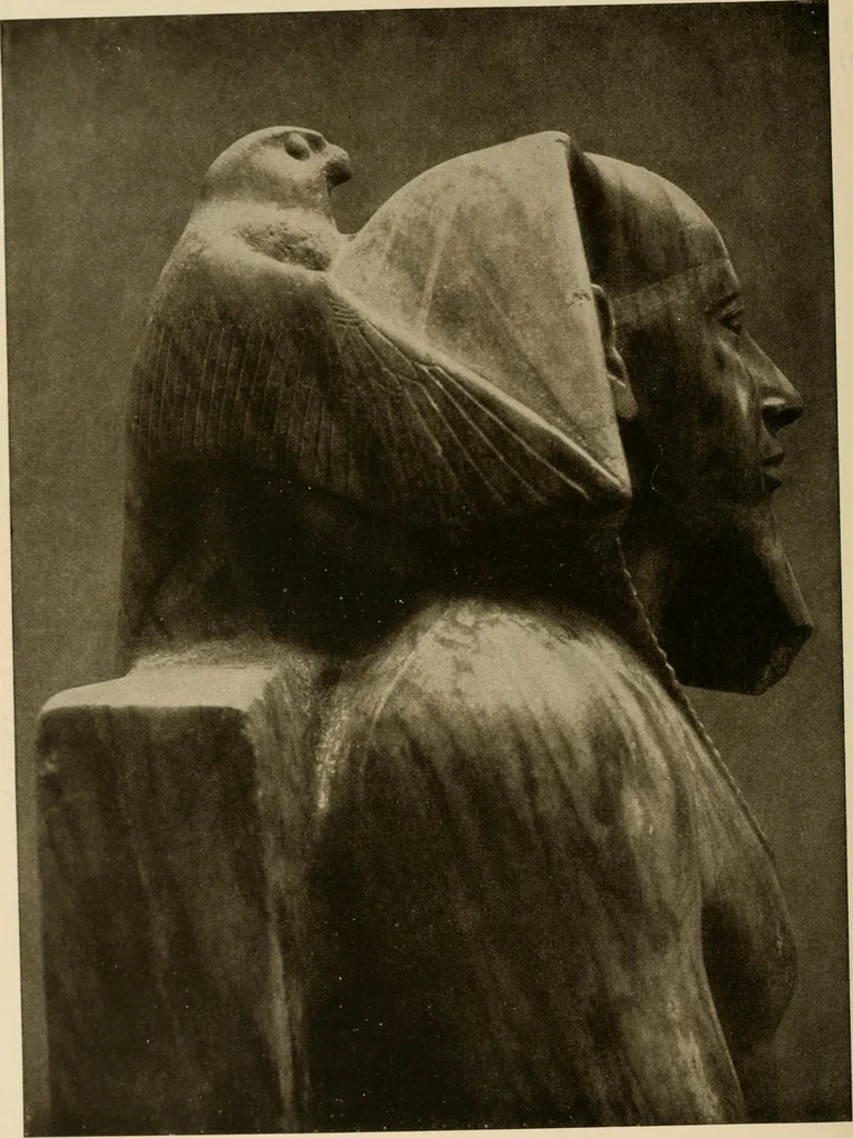 An illustration from Die Plastik der Ägypter, 1922, leaf 93