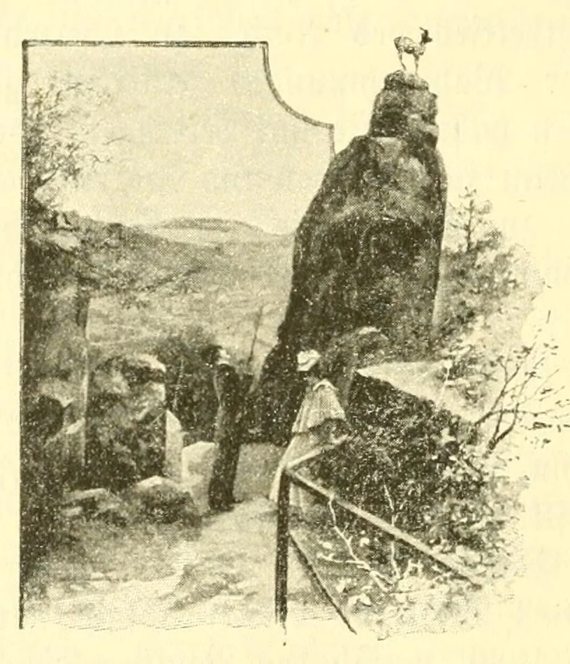 An illustration from Die Post in Karlsbad : Geschichtliche darstellung ihrer Entwicklung, 1906, leaf 444