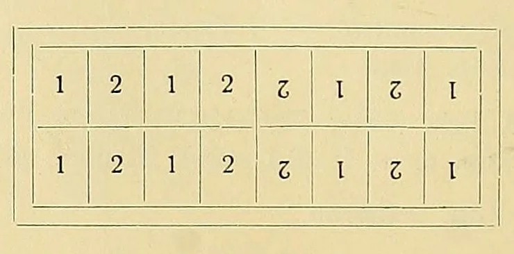 An illustration from Die Postwertzeichen der russischen Landschaftsaemter : Beitraege zur Kunde dieser Marken, 1900, leaf 290