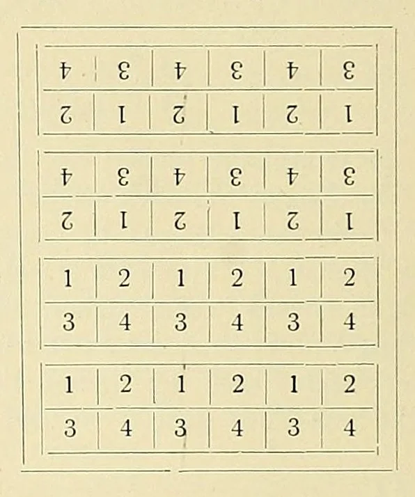 An illustration from Die Postwertzeichen der russischen Landschaftsaemter : Beitraege zur Kunde dieser Marken, 1900, leaf 98