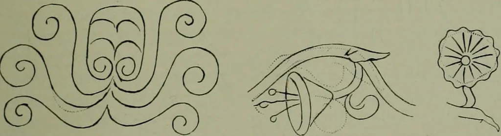 An illustration from Die praenestinischen Spiegel, ein Beitrag zur italischen Kunst- und Kulturgeschichte, 1912, leaf 146