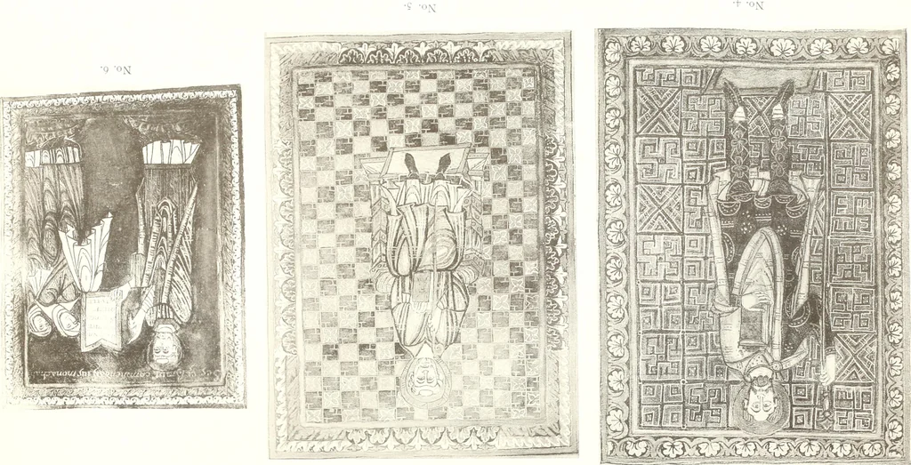 An illustration from Die Regensburger Buchmalerei des X. und XI. Jahrhunderts, Studien zur Geschichte der deutschen Malerei des frühen Mittelalters, 1901, leaf 244