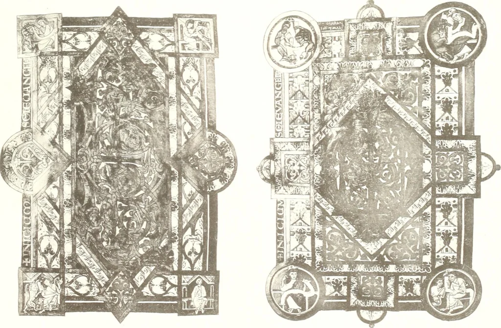 An illustration from Die Regensburger Buchmalerei des X. und XI. Jahrhunderts, Studien zur Geschichte der deutschen Malerei des frühen Mittelalters, 1901, leaf 272