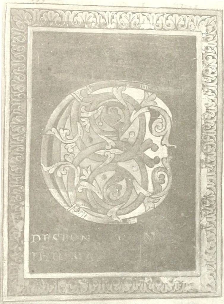 An illustration from Die Regensburger Buchmalerei des X. und XI. Jahrhunderts, Studien zur Geschichte der deutschen Malerei des frühen Mittelalters, 1901, leaf 296