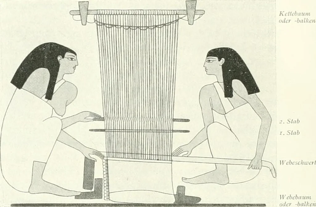 An illustration from Die Reliefs und Malereien des mittleren Reiches (VII.-XVII. Dynastie, ca. 2475-1580 v. Chr.) : Material zur agyptischen Kulturgeschichte, 1922, leaf 146
