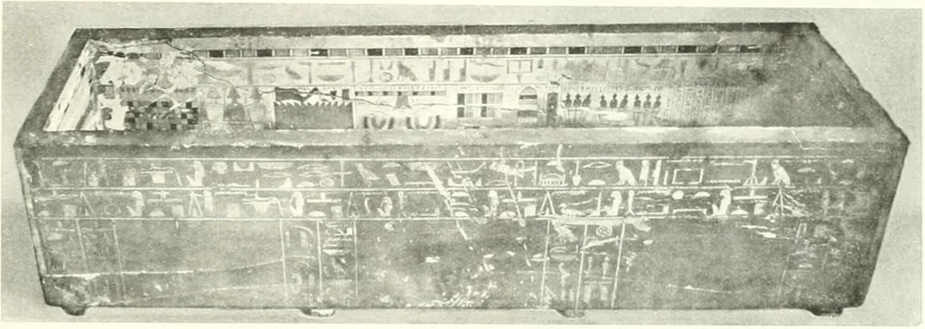 An illustration from Die Reliefs und Malereien des mittleren Reiches (VII.-XVII. Dynastie, ca. 2475-1580 v. Chr.) : Material zur agyptischen Kulturgeschichte, 1922, leaf 41