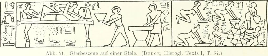 An illustration from Die Reliefs und Malereien des mittleren Reiches (VII.-XVII. Dynastie, ca. 2475-1580 v. Chr.) : Material zur agyptischen Kulturgeschichte, 1922, leaf 80