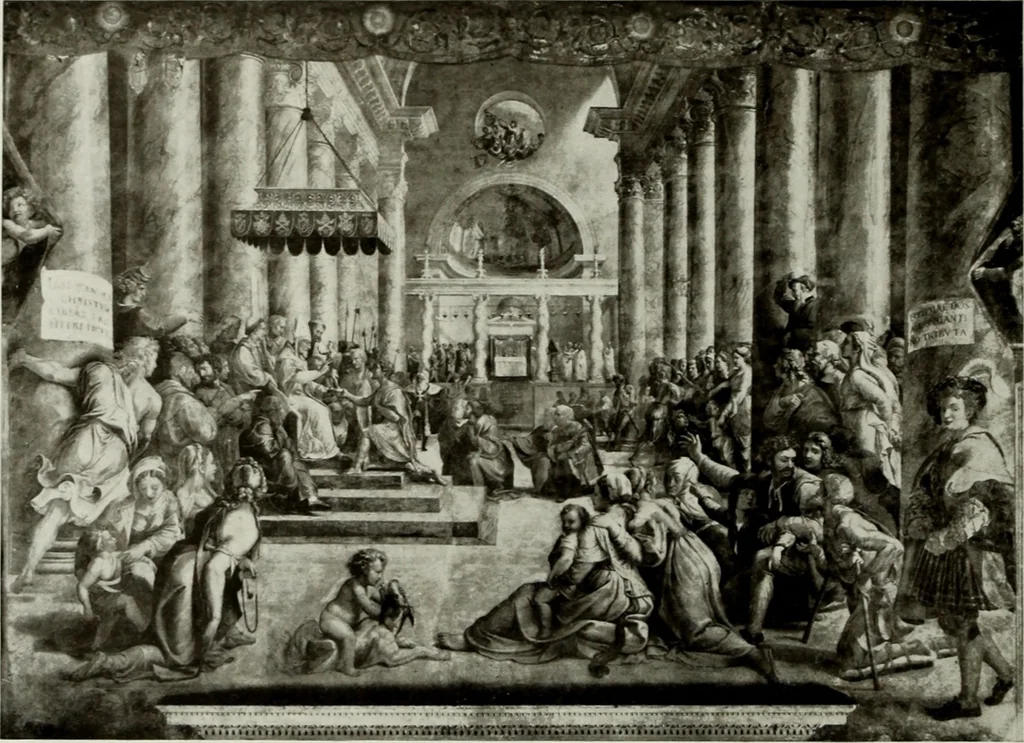 An illustration from Die Renaissance und ihre Meister, 1914, leaf 175