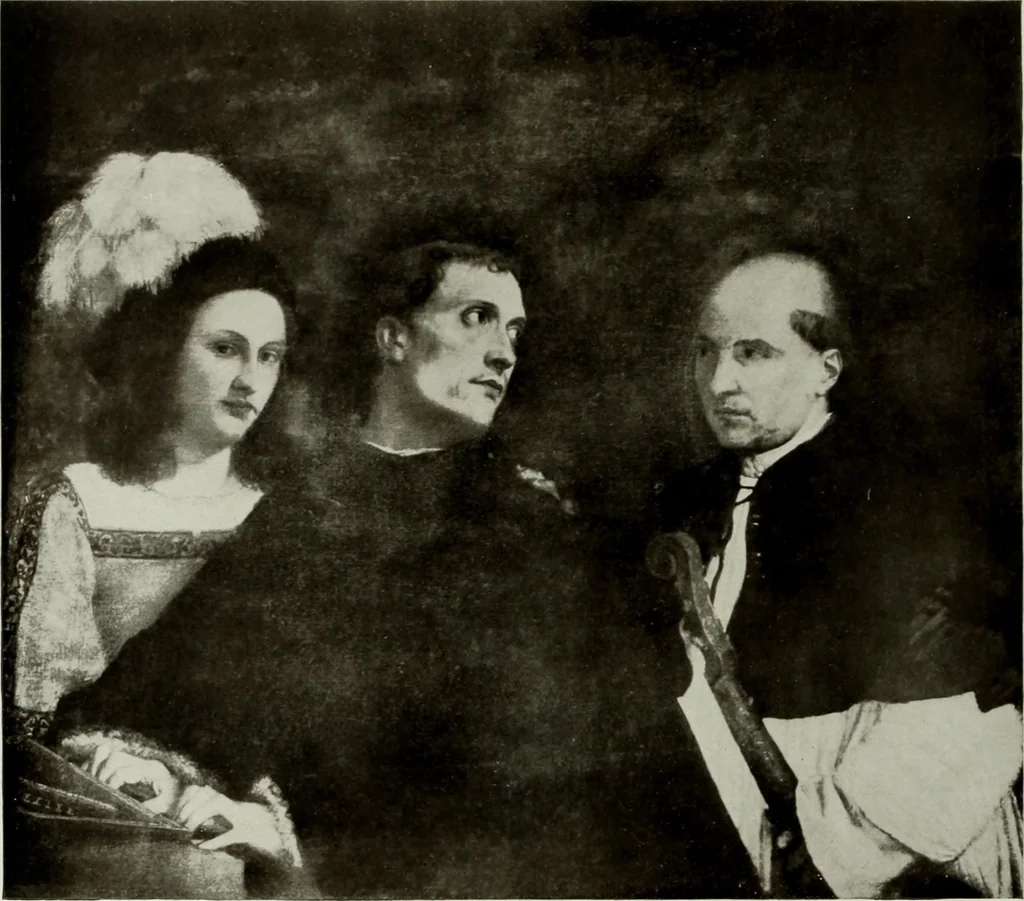 An illustration from Die Renaissance und ihre Meister, 1914, leaf 177