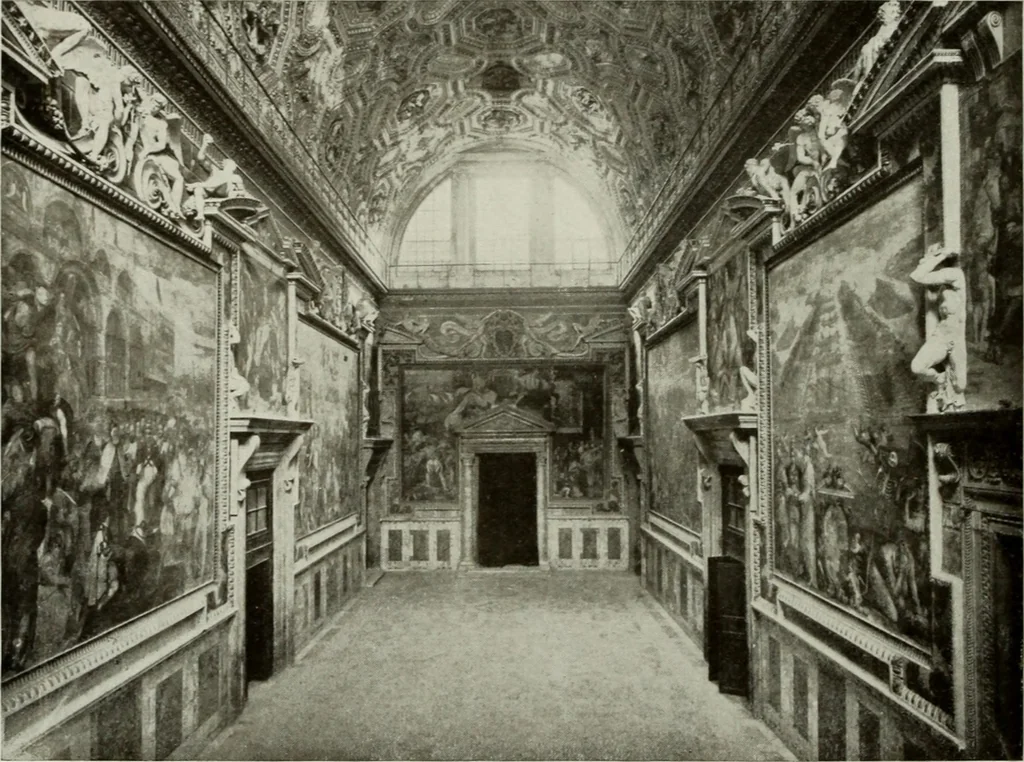An illustration from Die Renaissance und ihre Meister, 1914, leaf 185