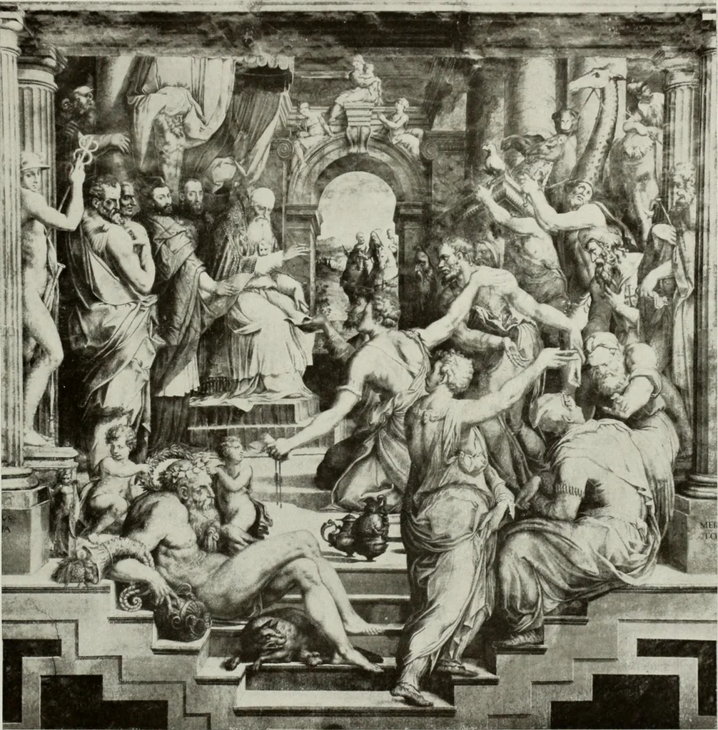 An illustration from Die Renaissance und ihre Meister, 1914, leaf 190