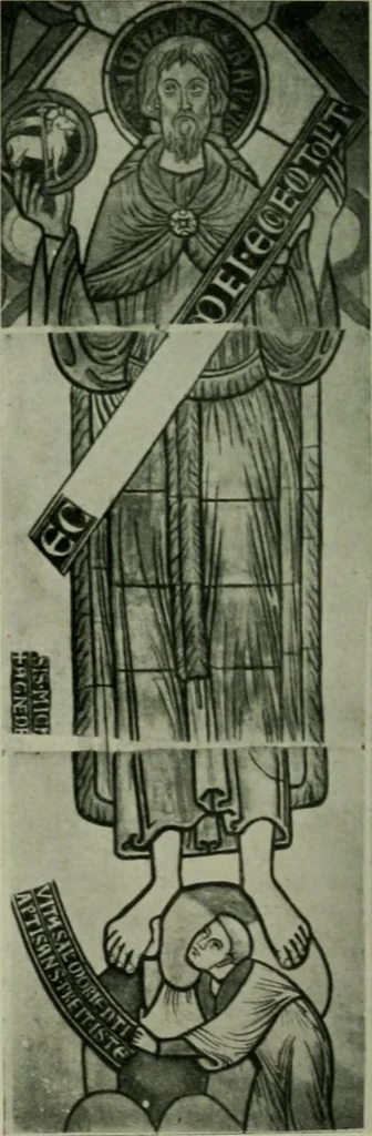 An illustration from Die rheinischen Glasmalereien vom 12. bis zum 16. Jahrhundert, 1912, leaf 115