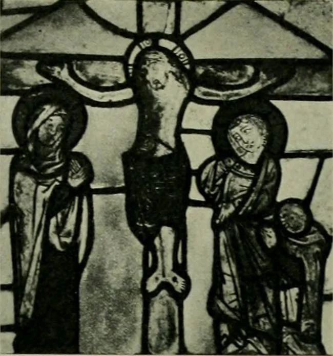 An illustration from Die rheinischen Glasmalereien vom 12. bis zum 16. Jahrhundert, 1912, leaf 127