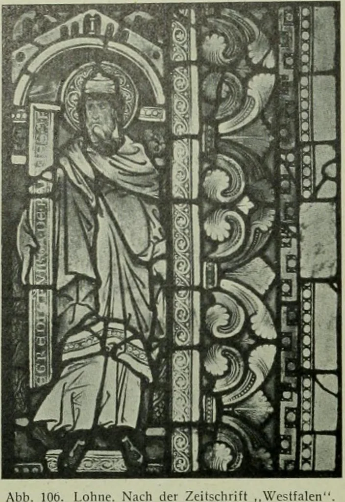 An illustration from Die rheinischen Glasmalereien vom 12. bis zum 16. Jahrhundert, 1912, leaf 131