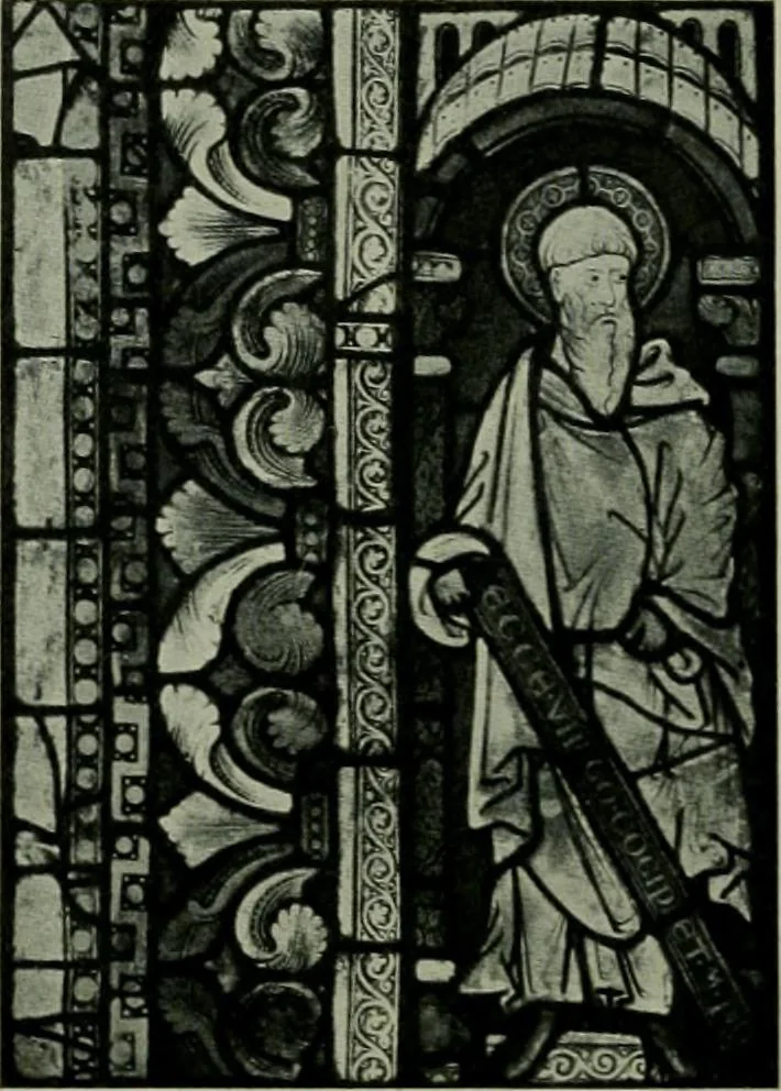 An illustration from Die rheinischen Glasmalereien vom 12. bis zum 16. Jahrhundert, 1912, leaf 131