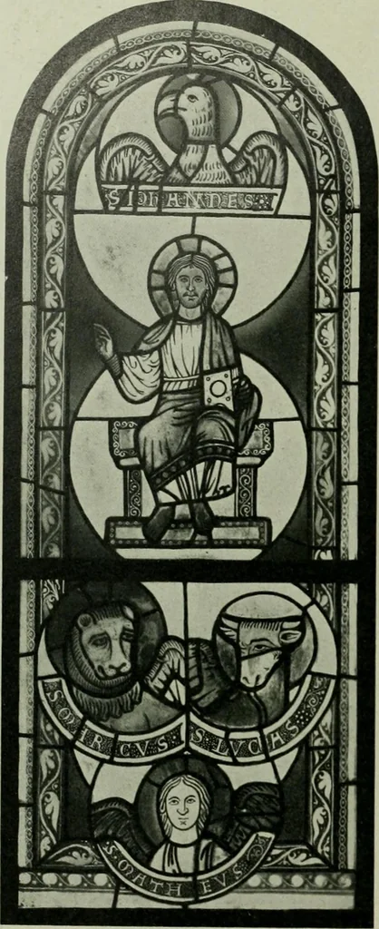 An illustration from Die rheinischen Glasmalereien vom 12. bis zum 16. Jahrhundert, 1912, leaf 133