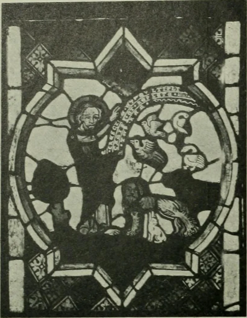 An illustration from Die rheinischen Glasmalereien vom 12. bis zum 16. Jahrhundert, 1912, leaf 169