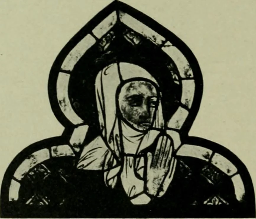 An illustration from Die rheinischen Glasmalereien vom 12. bis zum 16. Jahrhundert, 1912, leaf 171