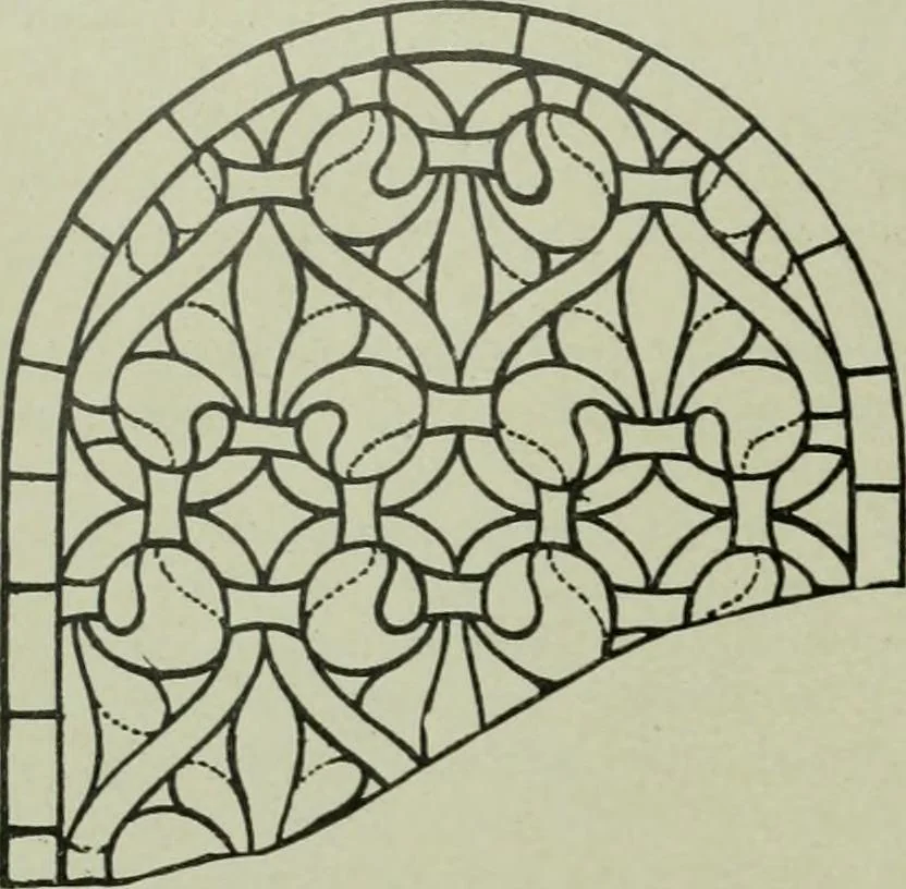 An illustration from Die rheinischen Glasmalereien vom 12. bis zum 16. Jahrhundert, 1912, leaf 175