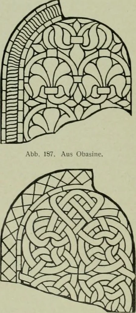 An illustration from Die rheinischen Glasmalereien vom 12. bis zum 16. Jahrhundert, 1912, leaf 175