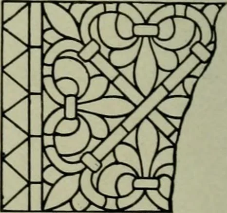 An illustration from Die rheinischen Glasmalereien vom 12. bis zum 16. Jahrhundert, 1912, leaf 175
