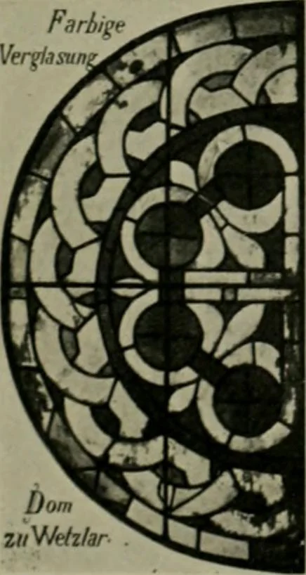 An illustration from Die rheinischen Glasmalereien vom 12. bis zum 16. Jahrhundert, 1912, leaf 176